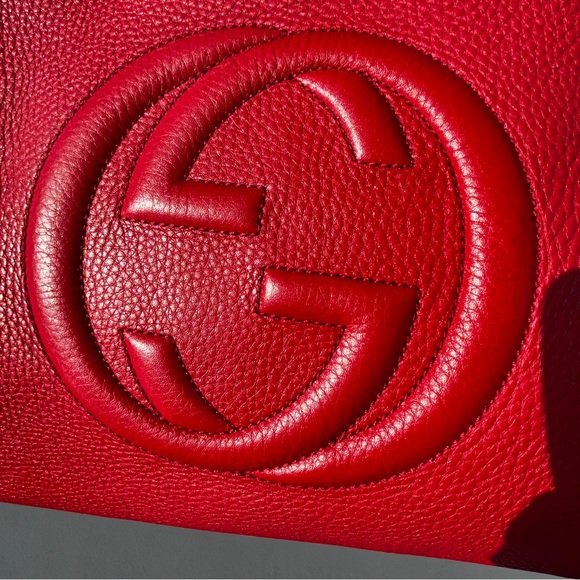 SOLD Authentic Gucci Soho interlocking leather bag - Picture 4 of 15